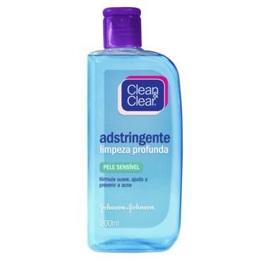 Loção Adstringente Clean&Clear Pele Sensível 200ml