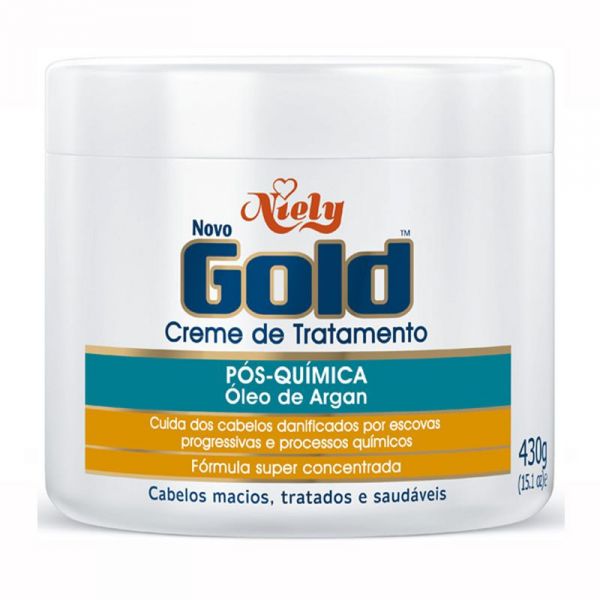 Creme de Hidratação Máxima Niely Gold Pós Química 430g