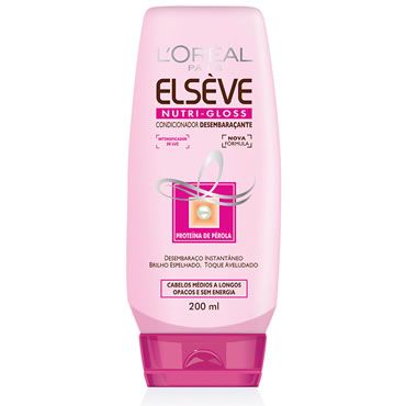 Condicionador Elsève Nutri Gloss Ultra Desembaraçante Protei